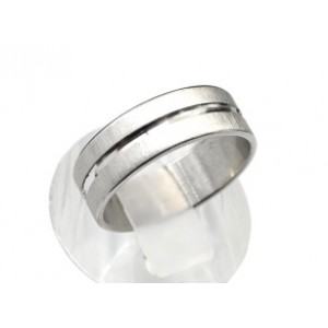 Кольцо "классическое" цвет серебристый (иск.)