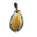 Кулон из агата бразильского Капля 29*47мм