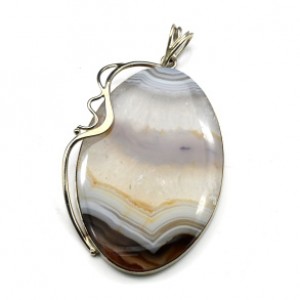Кулон агат 42*60мм.