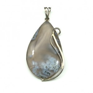 Кулон с агатом Иджеванским 35*56мм.