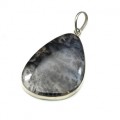 Кулон агат моховой 32*42мм.