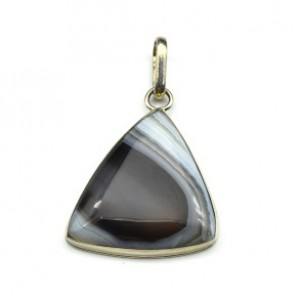 Кулон агат ботсвана "Грация" 24*26мм