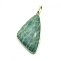 Кулон амазонит "Грация" 25*46мм.