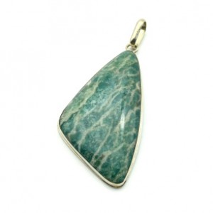 Кулон амазонит "Грация" 25*46мм.
