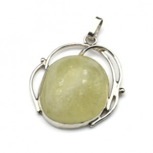 Кулон цитрин 35*35мм