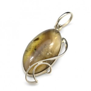 Кулон из цитрина 21*37мм