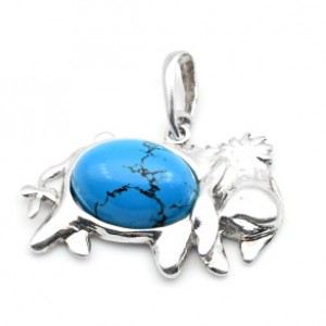 Кулон С 925 с бирюзой (имитация)"ослик Иа" 33*21мм, 6,15гр (иск.) Кулон С 925 с бирюзой (имитация)"ослик Иа" 33*21мм, 6,15гр (иск.)
