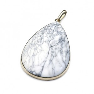Кулон кахолонг " Капля " 32*46мм.