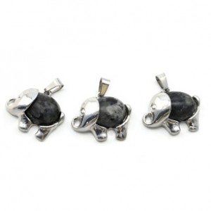 Кулон Слон 25*22мм с лабрадором