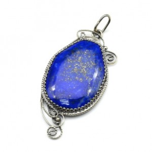Кулон лазурит 24*48мм.