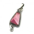 Кулон с родонитом " Орлец " 17*44мм.