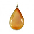 Кулон сердолик "Капля" 29*47мм.