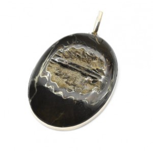 Кулон симбирцит "Овал" 39*51мм.