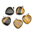 Кулон в виде сердца 20*20мм из тигрового глаза Кулон в виде сердца 20*20мм из тигрового глаза