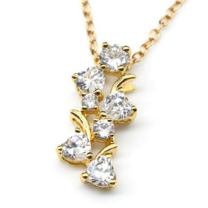 Кулон  циркон белый столбик (иск.)