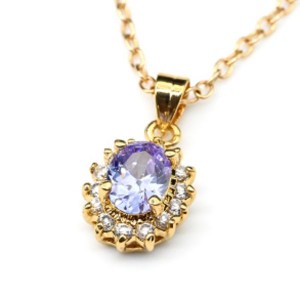 Кулон циркон сиреневый малый овал в цирконах (иск.) Кулон циркон сиреневый малый овал в цирконах (иск.)