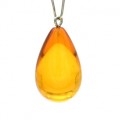 Кулон капля из янтаря 16*25мм цвет светло-коньячный (иск.) Кулон капля из янтаря 16*25мм цвет светло-коньячный (иск.)