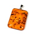 Кулон на шею прямоугольник 30*40мм из янтаря цвет светло-коньячный (иск.) Кулон на шею прямоугольник 30*40мм из янтаря цвет светло-коньячный (иск.)