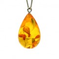 Кулон капля из янтаря 16*25мм цвет медовый (иск.) Кулон капля из янтаря 16*25мм цвет медовый (иск.)