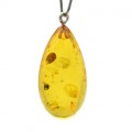 Кулон из янтаря капелька 16*32мм цвет медовый (иск.) Кулон из янтаря капелька 16*32мм цвет медовый (иск.)