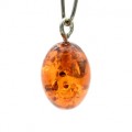 Кулон маленький из янтаря овал 10*14мм цвет коньячный (иск.) Кулон маленький из янтаря овал 10*14мм цвет коньячный (иск.)