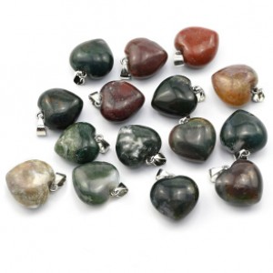 Кулон сердце из яшмы 16*16мм Кулон сердце из яшмы 16*16мм