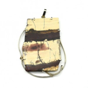 Кулон с яшмой уральской 56*72мм