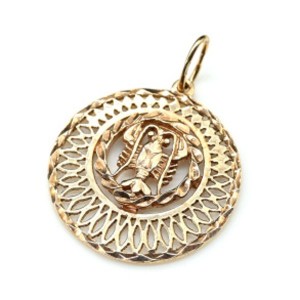 Кулон с925 Рак позолота  25мм, 3,8гр (иск.)