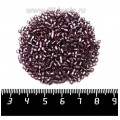 Рубка PRECIOSA граненая, размер 2*2,1 мм, фиолетовый огонек, арт. 27060, 10 грамм, Чехия