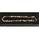 Бусы из родохрозита, галтовка