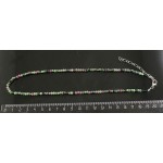 Бусы из цоизита (нат.), рондель 4мм, 42 см