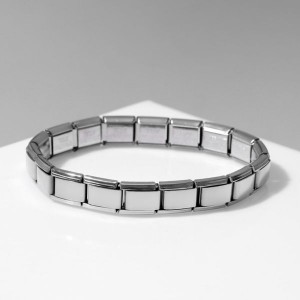 Браслет мужской "Стальной" строгость, цвет серебро