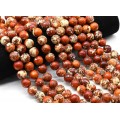 Бусины из агата тибетского шарик 14мм цвет рыжий, 37,5см, 27 бусин