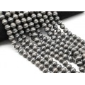 Бусины из агата тибетского шарик 10мм цвет графит, 29см, 29 бусин (иск.)