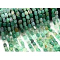 Бусины из агата тонированного прямоугольник 8*11мм цвет зеленый, 36см, 31 бусина