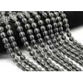 Бусины из агата тибетского шарик 10мм цвет графит, 36см, 38 бусин (иск.)