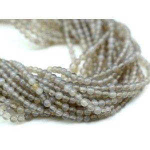 Бусины из агата бразильского шарик 4мм, 35см, 90 бусин Бусины из агата бразильского шарик 4мм, 35см, 90 бусин