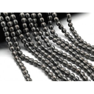 Бусины из агата тибетского шарик 8мм цвет графит, 36см, 48 бусин (иск.) Бусины из агата тибетского шарик 8мм цвет графит, 36см, 48 бусин (иск.)