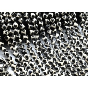 Бусины из агата тибетского шарик гр.10мм, 36см, 35 бусин