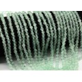 Бусины из авантюрина зеленого шарик гр.4мм, 36,5см, 89 бусин