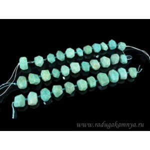 Бусины из амазонита шарик 12мм, 40см, 34 бусины Бусины из амазонита шарик 12мм, 40см, 34 бусины