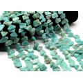 Бусины из амазонита галтовка 13*11мм, 41см, 40 бусин Бусины из амазонита галтовка 13*11мм, 41см, 40 бусин
