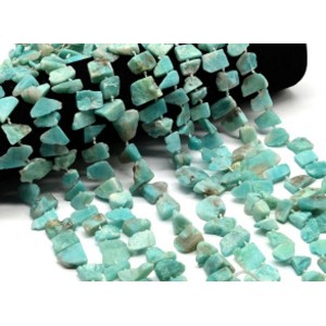 Бусины из амазонита галтовка 13*11мм, 41см, 40 бусин
