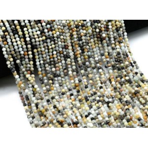 Бусины из амазонита шарик гр.3мм, 38см, 124 бусины