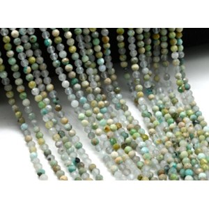 Бусины из амазонита шарик гр.4мм, 38см, 101 бусина