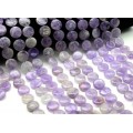 Бусины из аметиста лавандового круг 16мм, 40см, 25 бусин