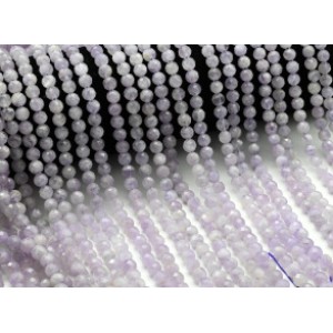 Бусины из аметиста лавандового шарик гр.6мм, 40см, 69 бусин