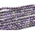 Бусины из аметиста шарик 12мм, 37см, 32 бусины