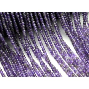 Бусины из аметиста рондель гр.4*3мм, 39см, 130 бусин Бусины из аметиста рондель гр.4*3мм, 39см, 130 бусин