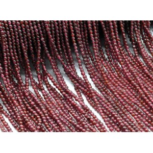 Бусины из граната шарик 2-3мм, 39см, 151 бусина